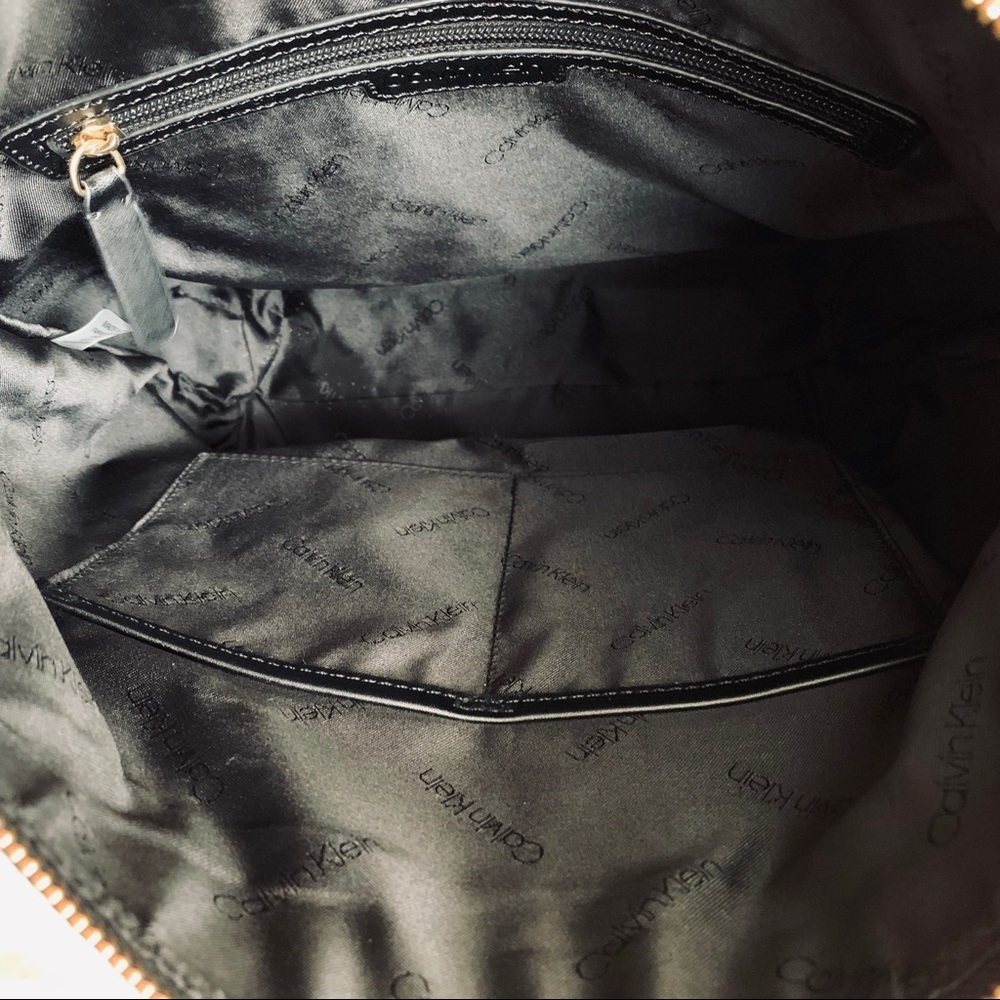 SALE | Calvin Klein Black Adjustable Shoulder Bag - Picture 6 of 8